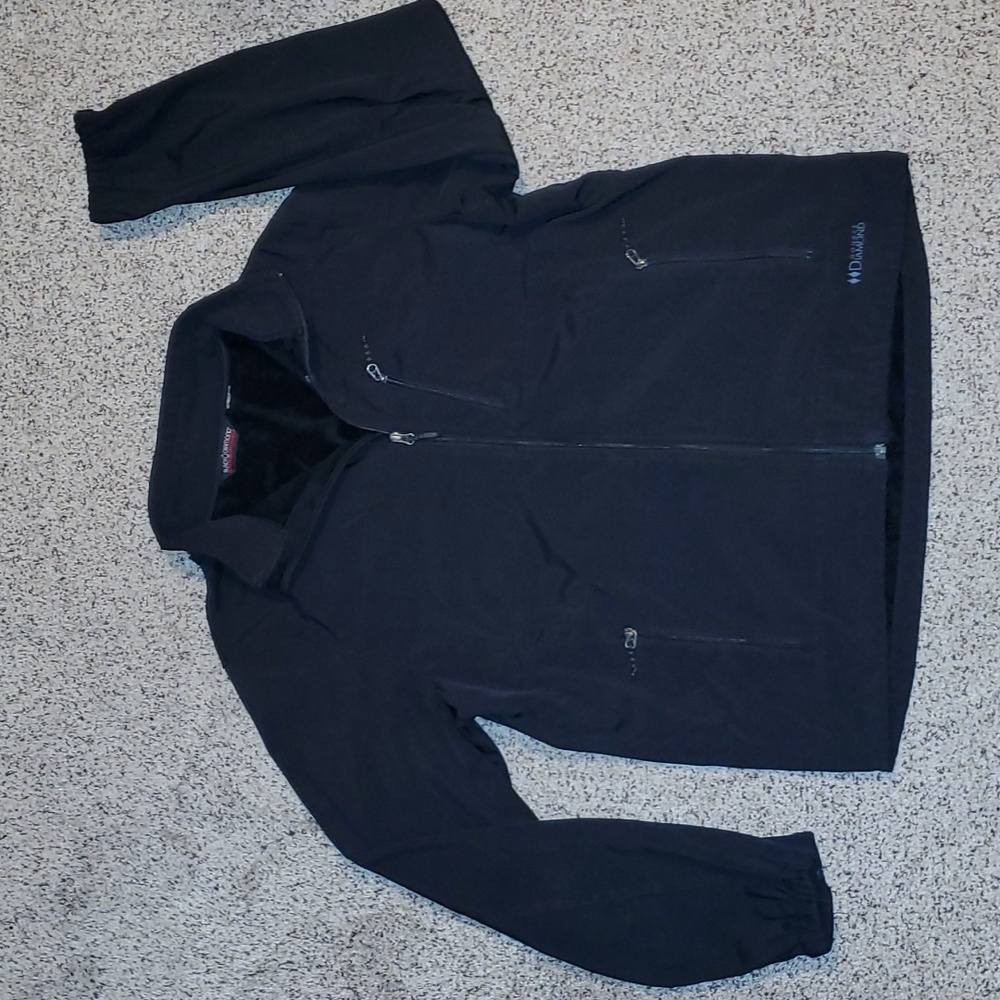 Double Diamond Black Zip Lined Ski Jacket 52" Chest